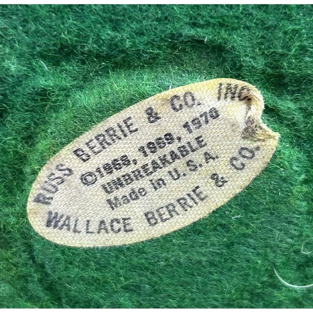 Vtg R & W Berries Co's. Figurine 1970 